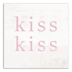 Kiss Kiss Canvas Wall Art