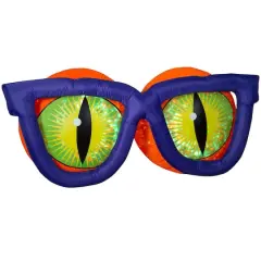 4ft. Airblown&reg; Inflatable Projection Kaleidoscope Evil Eyes