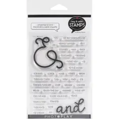 PhotoPlay&trade; Say It With Stamps&trade; Ampersand/And Clear Stamps