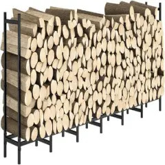 NEX&trade; 8ft. Metal Outdoor Firewood Rack
