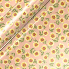 Siser&reg; EasyPatterns&reg; Plus Sunflowers Heat Transfer Vinyl Peach