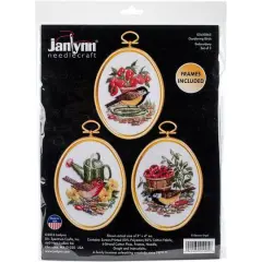 Janlynn&reg; Gardening Birds Embroidery Kit Set
