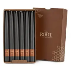 Root Candles 9" Unscented Taper Candles, 12ct. Stone