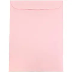 JAM Paper 9" x 12" Open End Catalog Premium Envelopes, 25ct. Baby Pink Pastel