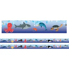 Charles Leonard Sea Life Theme Magnetic Border, 48ft.