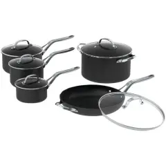 THE ROCK by Starfrit 10-Piece Cookware Set With Stainless Steel Handles