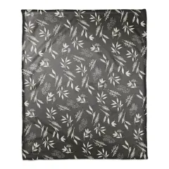 Moody Botanicals Coral Fleece Blanket
