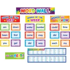 Teacher Created Resources First 100 Sight Words Pocket Chart Cards