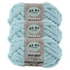 3 Pack Lion Brand&reg; Yarn Workshop Chunky Knit Yarn Light Aqua