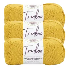 3 Pack Lion Brand&reg; Truboo Yarn Maize