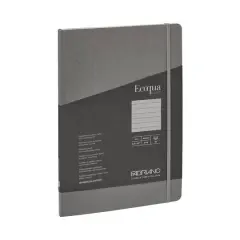 Fabriano&reg; EcoQua Plus A4 Lined Stitch-Bound Notebook Gray