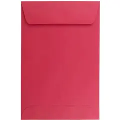 JAM Paper 6" x 9" Red Open End Catalog Colored Envelopes, 50ct.