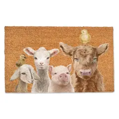 Baby Farm Animals Doormat