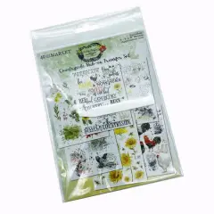 49 and Market Vintage Artistry Countryside Rub-On Transfer Set