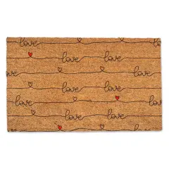 Love Script 30" x 18" Door Mat