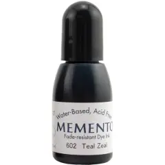 Memento Dye Ink Refill, 0.5oz. Teal Zeal