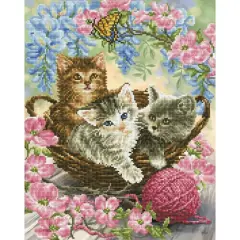 Diamond Dotz&reg; Kitty Knits Diamond Painting Kit