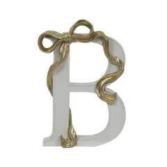 8.25" Gold Bow Monogram Letter by Ashland&reg;
