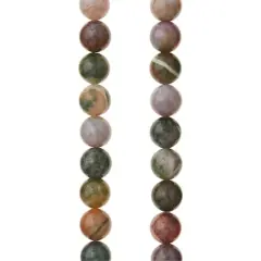 Multicolor Jasper Round Beads, 10mm by Bead Landing&trade;