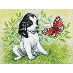Crafting Spark Puppy & Butterfly Diamond Painting Kit