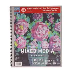 Black Mixed Media Pad by Artist's Loft&trade;