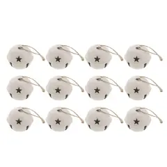 Haute Decor 12ct. 2" Jingle Bell Ball Ornaments Ivory