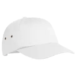 Port & Company&reg; Fashion Twill Cap with Metal Eyelets White