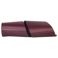 JAM Paper 6" x 50yd. Single Face Satin Allure Ribbon Raisin