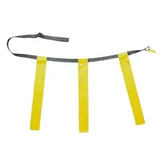 Champion Sports Adult Triple Flag Football Belt Set, 12ct. Yellow