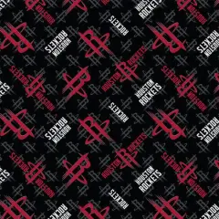 Camelot Fabrics NBA Houston Rockets Cotton Precut Fabric Bundle