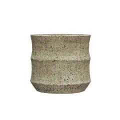 Hello Honey&reg; 7'' Textured Sandstone Planter