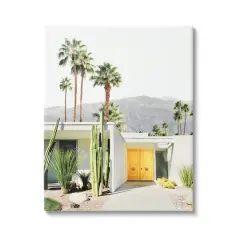 Stupell Industries Palm Springs House Photography Canvas Wall Art