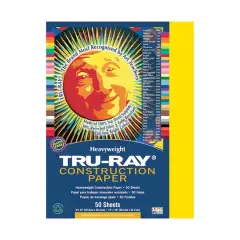 Pacon&reg; Tru-Ray&reg; 9" x 12" Construction Paper, 50 Sheets Black