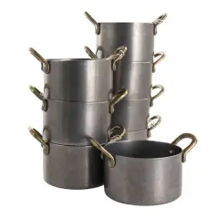 Gibson Home&reg; Normandie 4'' Stainless Steel Mini Dutch Oven Set