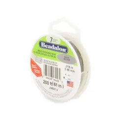 Beadalon&reg; Bright 7 Strand Bead Stringing Wire, 200ft.