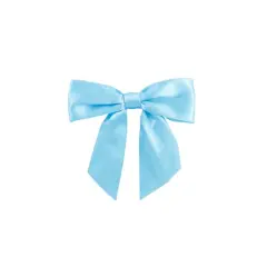 JAM Paper 4" Satin Twist Tie Bows, 50ct. Turquoise