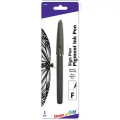 Pentel Arts&reg; Fine Tip Black Sign Pen&reg;