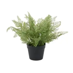 Green Plastic Traditional Artificial Foliage, 15" x 15" x 19"