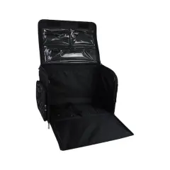 Everything Mary Pink & Gray Floral 4 Wheel Collapsible Deluxe Sewing Machine Storage Case