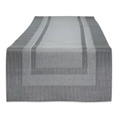 DII&reg; 72" Doubleframe Table Runner Gray
