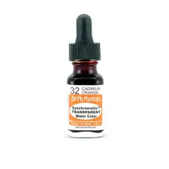 Dr. Ph. Martin's&reg; Synchromatic Transparent Watercolor, 0.5oz. 32 Cadmium Orange
