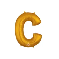 32" Gold Letter Foil Balloon C