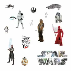 RoomMates Star Wars&trade; The Last Jedi Peel & Stick Wall Decals