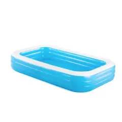Bestway&reg; H2OGO!&reg; 10ft. Blue Rectangular Inflatable Family Pool