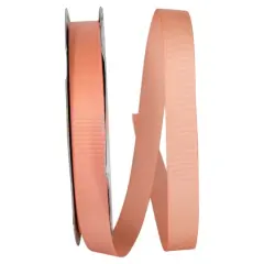 JAM Paper 7/8" x 100yd. Grosgrain Ribbon Peach