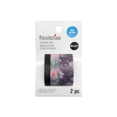 Dark Floral Washi Tape Set by Recollections&trade;