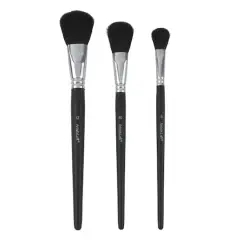 Round Mop Black Taklon 3 Piece Mixed Media Brush Set by Artist's Loft&reg;