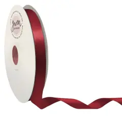 Gwen Studios Single Faced Satin Ribbon Burgundy