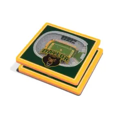 NCAA 3D StadiumView Coasters Baylor Bears