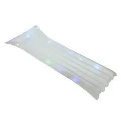 5.5ft. Clear LED Air Mattress Swimming Pool Inflatable 